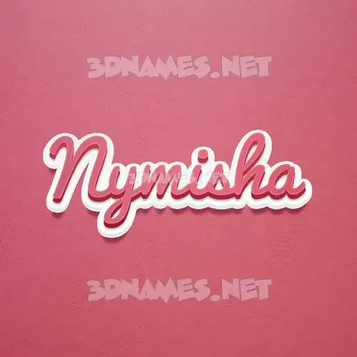 nymisha in Red Scribble style - 3D name wallpaper nymisha in Red Scribble style - 3D name wallpaper