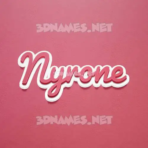 nyrone in Red Scribble style - 3D name wallpaper nyrone in Red Scribble style - 3D name wallpaper
