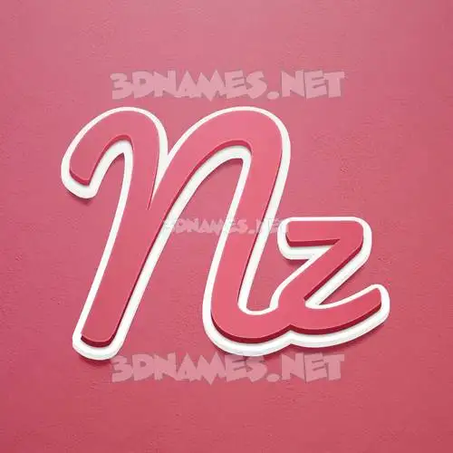 nz in Red Scribble style - 3D name wallpaper nz in Red Scribble style - 3D name wallpaper