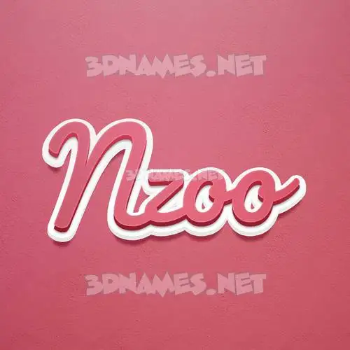 nzoo in Red Scribble style - 3D name wallpaper nzoo in Red Scribble style - 3D name wallpaper
