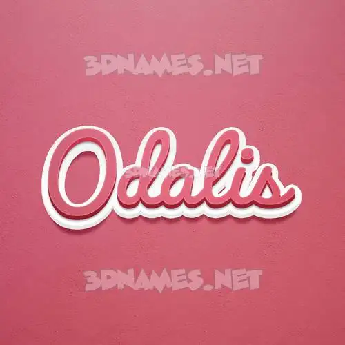 odalis in Red Scribble style - 3D name wallpaper odalis in Red Scribble style - 3D name wallpaper