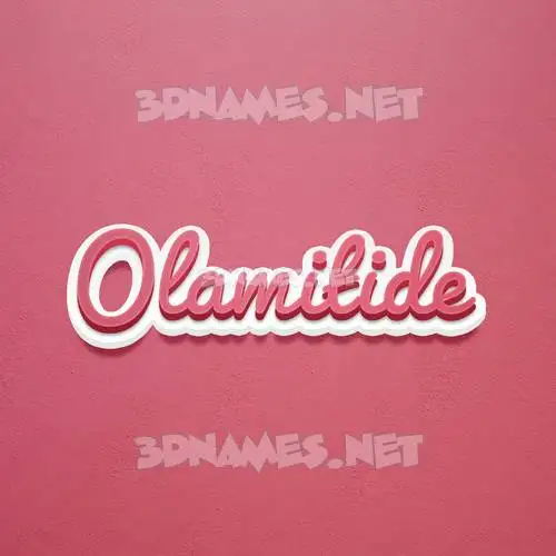olamitide in Red Scribble style - 3D name wallpaper olamitide in Red Scribble style - 3D name wallpaper