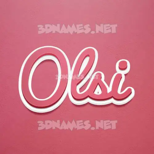 olsi in Red Scribble style - 3D name wallpaper olsi in Red Scribble style - 3D name wallpaper