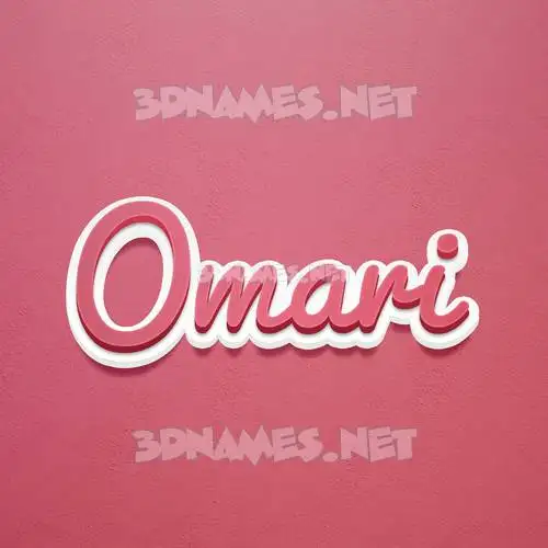 omari in Red Scribble style - 3D name wallpaper omari in Red Scribble style - 3D name wallpaper