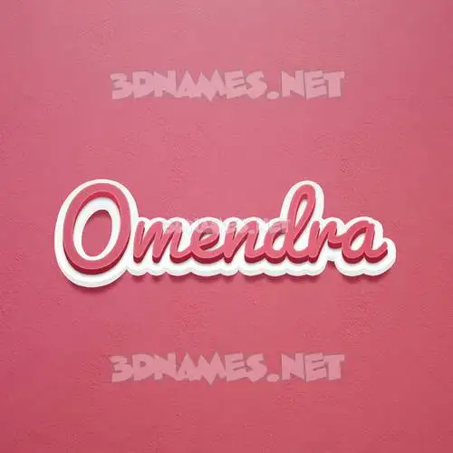 omendra in Red Scribble style - 3D name wallpaper omendra in Red Scribble style - 3D name wallpaper