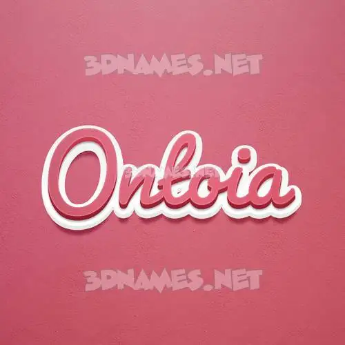 ontoia in Red Scribble style - 3D name wallpaper ontoia in Red Scribble style - 3D name wallpaper