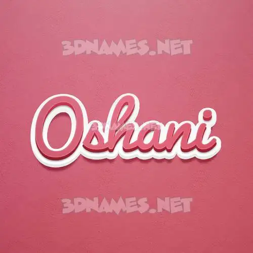 oshani in Red Scribble style - 3D name wallpaper oshani in Red Scribble style - 3D name wallpaper