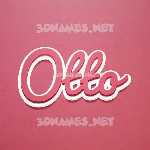 otto in Red Scribble style - 3D name wallpaper otto in Red Scribble style - 3D name wallpaper