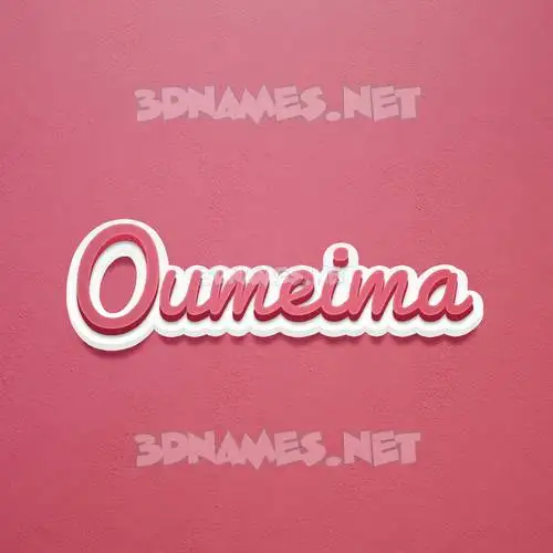 oumeima in Red Scribble style - 3D name wallpaper oumeima in Red Scribble style - 3D name wallpaper