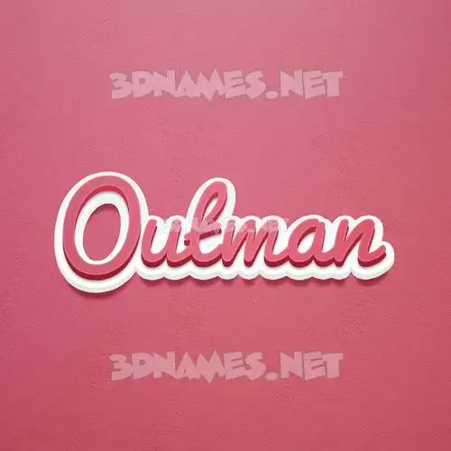 outman in Red Scribble style - 3D name wallpaper outman in Red Scribble style - 3D name wallpaper