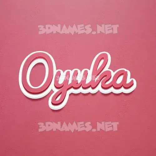 oyuka in Red Scribble style - 3D name wallpaper oyuka in Red Scribble style - 3D name wallpaper