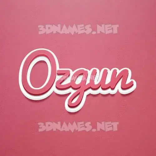 ozgun in Red Scribble style - 3D name wallpaper ozgun in Red Scribble style - 3D name wallpaper