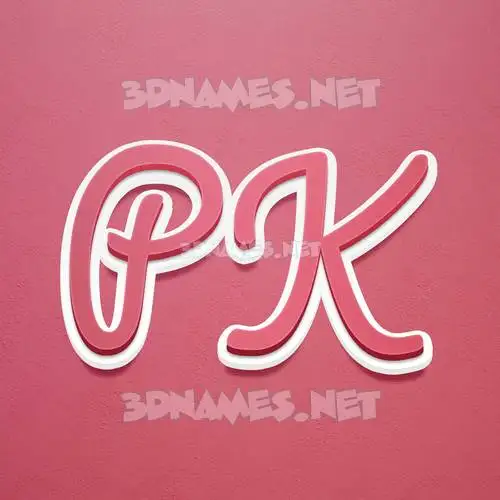 p k in Red Scribble style - 3D name wallpaper p k in Red Scribble style - 3D name wallpaper