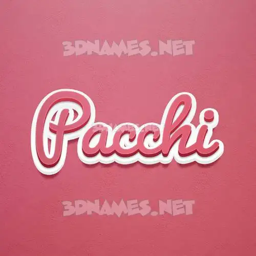 pacchi in Red Scribble style - 3D name wallpaper pacchi in Red Scribble style - 3D name wallpaper