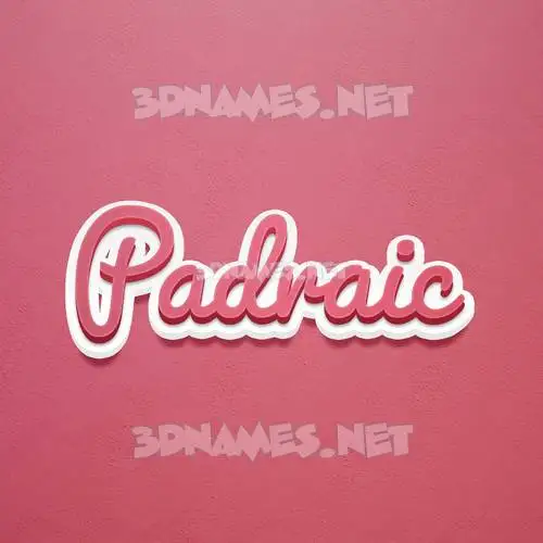 padraic in Red Scribble style - 3D name wallpaper padraic in Red Scribble style - 3D name wallpaper