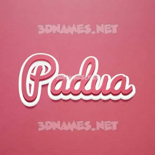 padua in Red Scribble style - 3D name wallpaper padua in Red Scribble style - 3D name wallpaper
