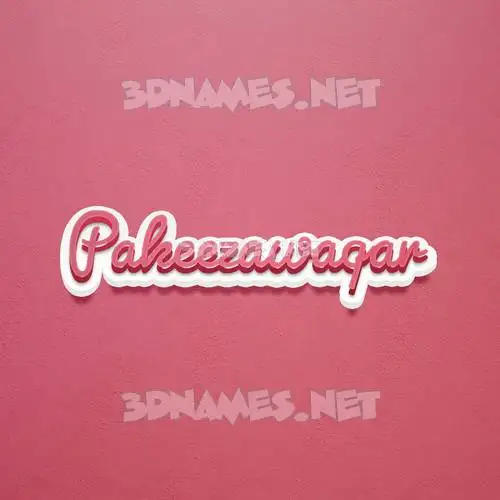 pakeezawaqar in Red Scribble style - 3D name wallpaper pakeezawaqar in Red Scribble style - 3D name wallpaper
