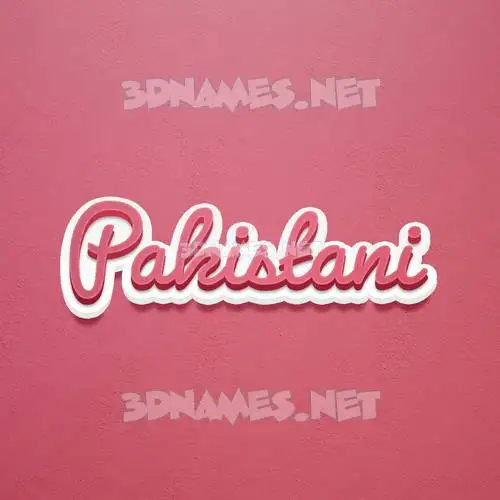 pakistani in Red Scribble style - 3D name wallpaper pakistani in Red Scribble style - 3D name wallpaper