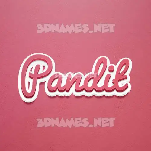 pandit in Red Scribble style - 3D name wallpaper pandit in Red Scribble style - 3D name wallpaper