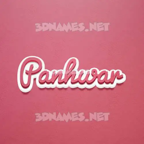 panhwar in Red Scribble style - 3D name wallpaper panhwar in Red Scribble style - 3D name wallpaper
