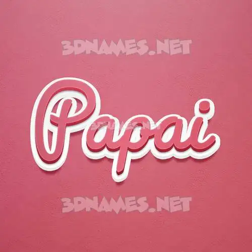 papai in Red Scribble style - 3D name wallpaper papai in Red Scribble style - 3D name wallpaper