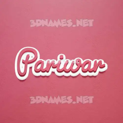 pariwar in Red Scribble style - 3D name wallpaper pariwar in Red Scribble style - 3D name wallpaper
