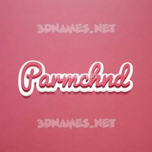 parmchnd in Red Scribble style - 3D name wallpaper parmchnd in Red Scribble style - 3D name wallpaper