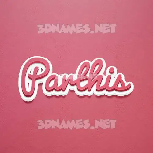 parthis in Red Scribble style - 3D name wallpaper parthis in Red Scribble style - 3D name wallpaper