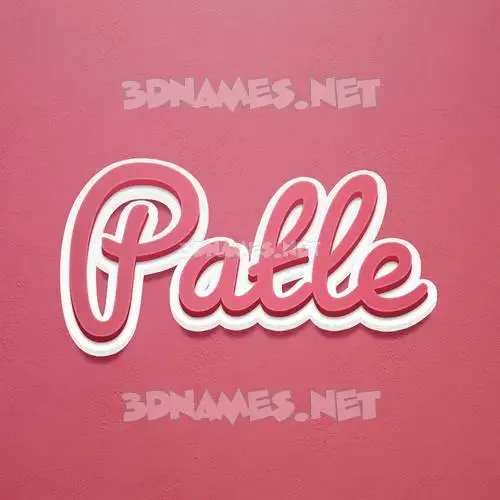 patle in Red Scribble style - 3D name wallpaper patle in Red Scribble style - 3D name wallpaper