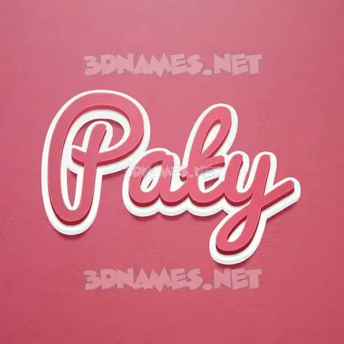 paty in Red Scribble style - 3D name wallpaper paty in Red Scribble style - 3D name wallpaper