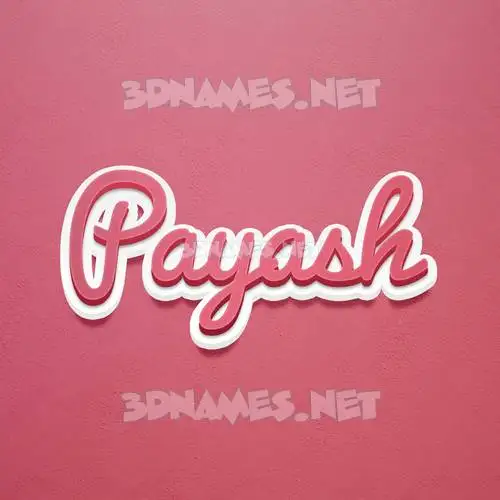 payash in Red Scribble style - 3D name wallpaper payash in Red Scribble style - 3D name wallpaper