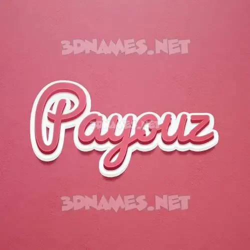 payouz in Red Scribble style - 3D name wallpaper payouz in Red Scribble style - 3D name wallpaper