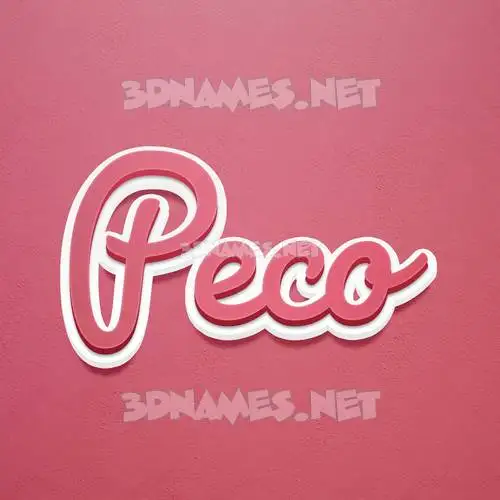 peco in Red Scribble style - 3D name wallpaper peco in Red Scribble style - 3D name wallpaper