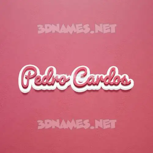 pedro cardos in Red Scribble style - 3D name wallpaper pedro cardos in Red Scribble style - 3D name wallpaper