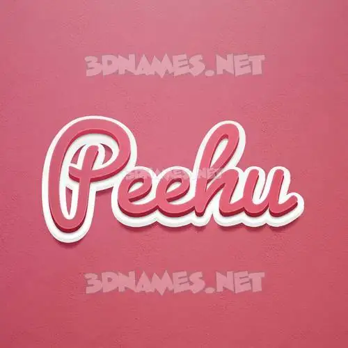 peehu in Red Scribble style - 3D name wallpaper peehu in Red Scribble style - 3D name wallpaper