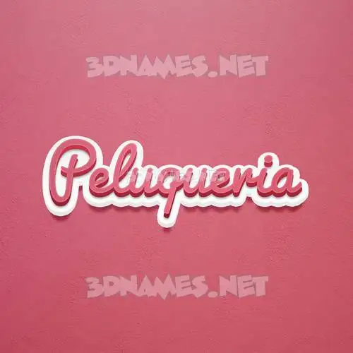 peluqueria in Red Scribble style - 3D name wallpaper peluqueria in Red Scribble style - 3D name wallpaper