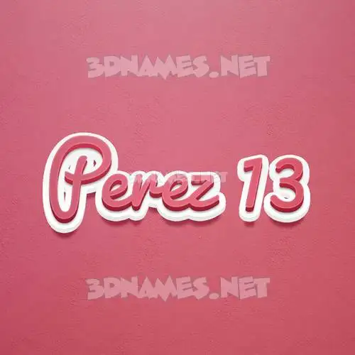 perez 13 in Red Scribble style - 3D name wallpaper perez 13 in Red Scribble style - 3D name wallpaper