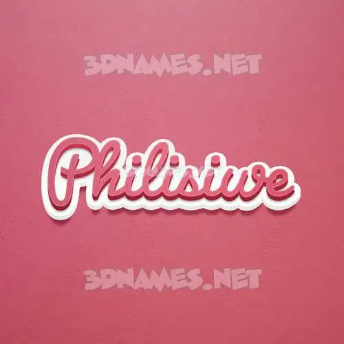 philisiwe in Red Scribble style - 3D name wallpaper philisiwe in Red Scribble style - 3D name wallpaper