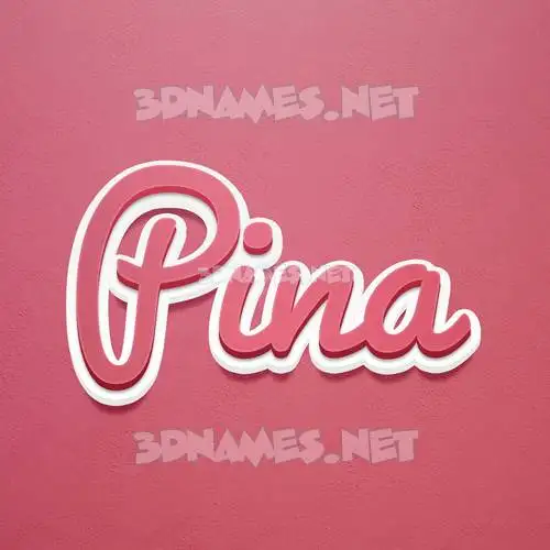 pina in Red Scribble style - 3D name wallpaper pina in Red Scribble style - 3D name wallpaper