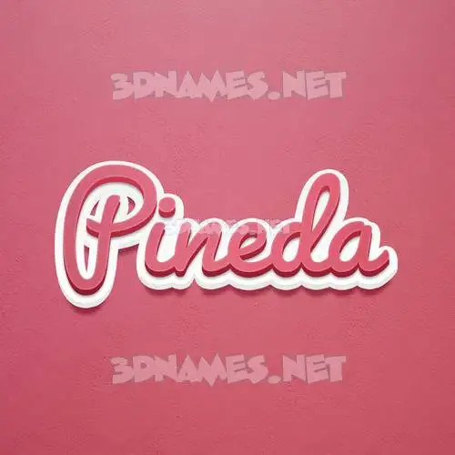 pineda in Red Scribble style - 3D name wallpaper pineda in Red Scribble style - 3D name wallpaper