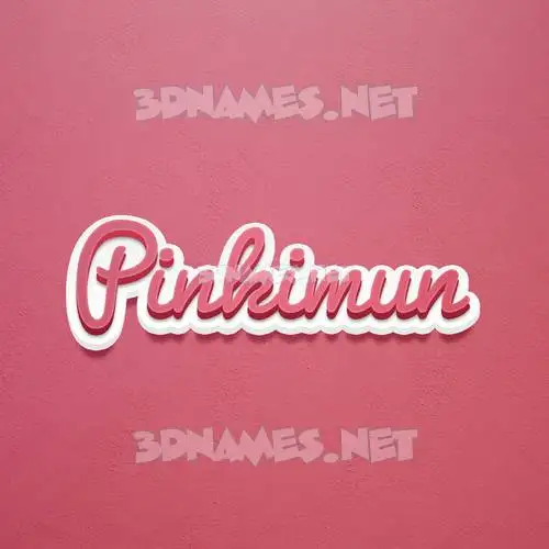 pinkimun in Red Scribble style - 3D name wallpaper pinkimun in Red Scribble style - 3D name wallpaper