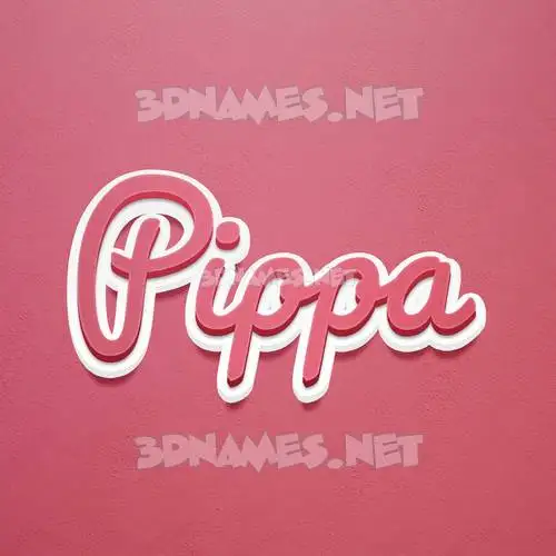 pippa in Red Scribble style - 3D name wallpaper pippa in Red Scribble style - 3D name wallpaper
