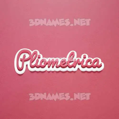 pliometrica in Red Scribble style - 3D name wallpaper pliometrica in Red Scribble style - 3D name wallpaper