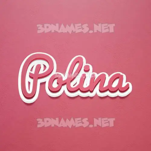 polina in Red Scribble style - 3D name wallpaper polina in Red Scribble style - 3D name wallpaper