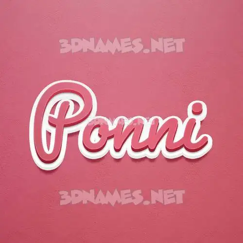ponni in Red Scribble style - 3D name wallpaper ponni in Red Scribble style - 3D name wallpaper
