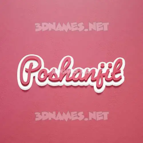 poshanjit in Red Scribble style - 3D name wallpaper poshanjit in Red Scribble style - 3D name wallpaper