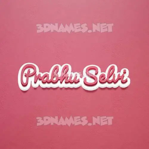 prabhu selvi in Red Scribble style - 3D name wallpaper prabhu selvi in Red Scribble style - 3D name wallpaper