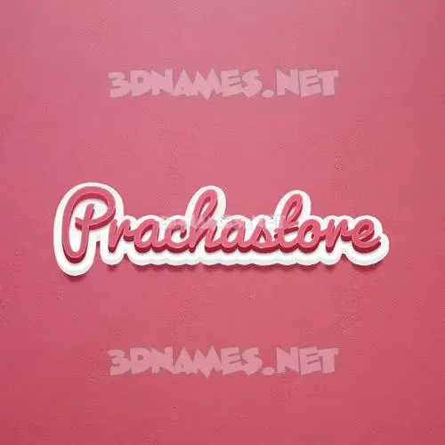 prachastore in Red Scribble style - 3D name wallpaper prachastore in Red Scribble style - 3D name wallpaper