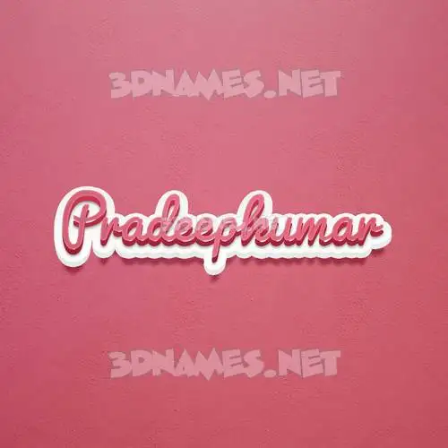 pradeepkumar in Red Scribble style - 3D name wallpaper pradeepkumar in Red Scribble style - 3D name wallpaper