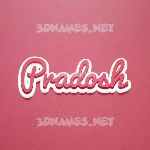 pradosh in Red Scribble style - 3D name wallpaper pradosh in Red Scribble style - 3D name wallpaper